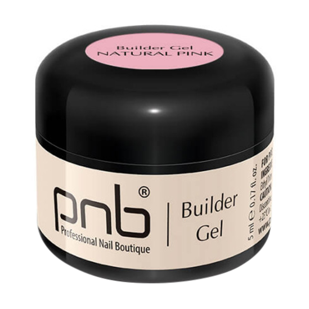 Моделювальний гель для нігтів PNB UV/LED Builder Gel Natural Pink, 5 мл